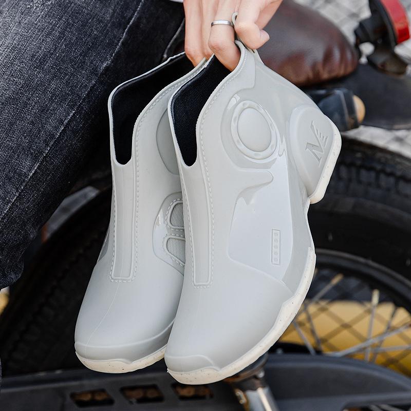 

Резиновые сапоги, Мужская обувь, Резиновые сапоги, Водонепроницаемые, Противоскользящие, Износостойкие, Для улицы, Специально для дождливой погоды, Для рыбалки, Рабочая водонепроницаемая обувь 39 серый