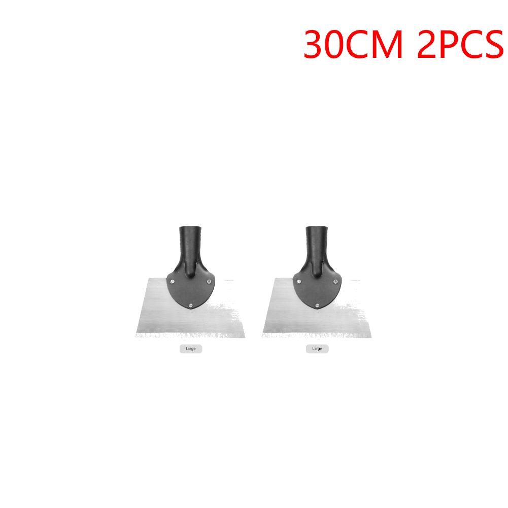 

2PCS Multifunctional Outdoor Garden Shovel Manganese Steel Flat Shovel Deicing Remove Manure Shovel Planting Weeding Farm Tool