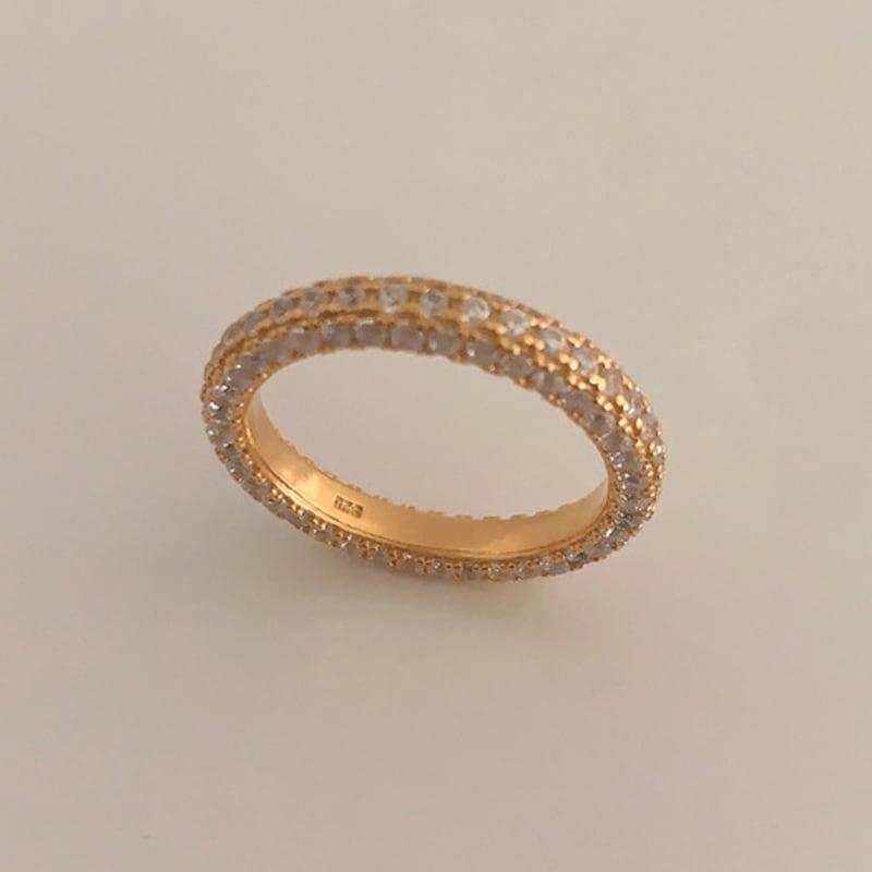 revedej silver925 frozen cubic ring no.11