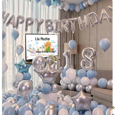 Customizable Birthday Party Balloon Set