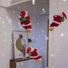 Santa Claus Adjustable Music Climbing Beads Rope Doll - Children's Christmas Toy Decoration Gift