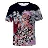 Summer Round Neck 3D Japanese Anime Jujutsu Kaisen Gojo Printed Top Fashionable Casual Short Sleeved Children's Boy T-shirts