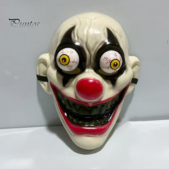 Durable Three Dimensional Cosplay Mask Halloween Horror Full Face with Protruding Bloodshot Eyeballs, Scary Party Realistic for Adult Costume Parties