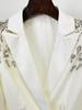 2026 High Street: Slim Fit Blazer with Beading & Rhinestones - Early Spring Collection