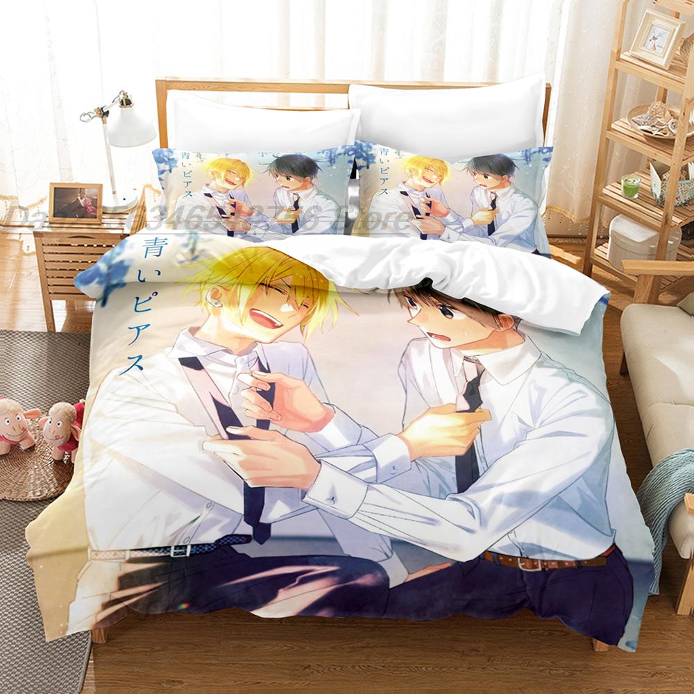Sasaki to Miyano Manga Cool Bedding Set Single Twin Full Queen King Size Bed Set Aldult Kid Bedroom Duvetcover Sets 3D Anime