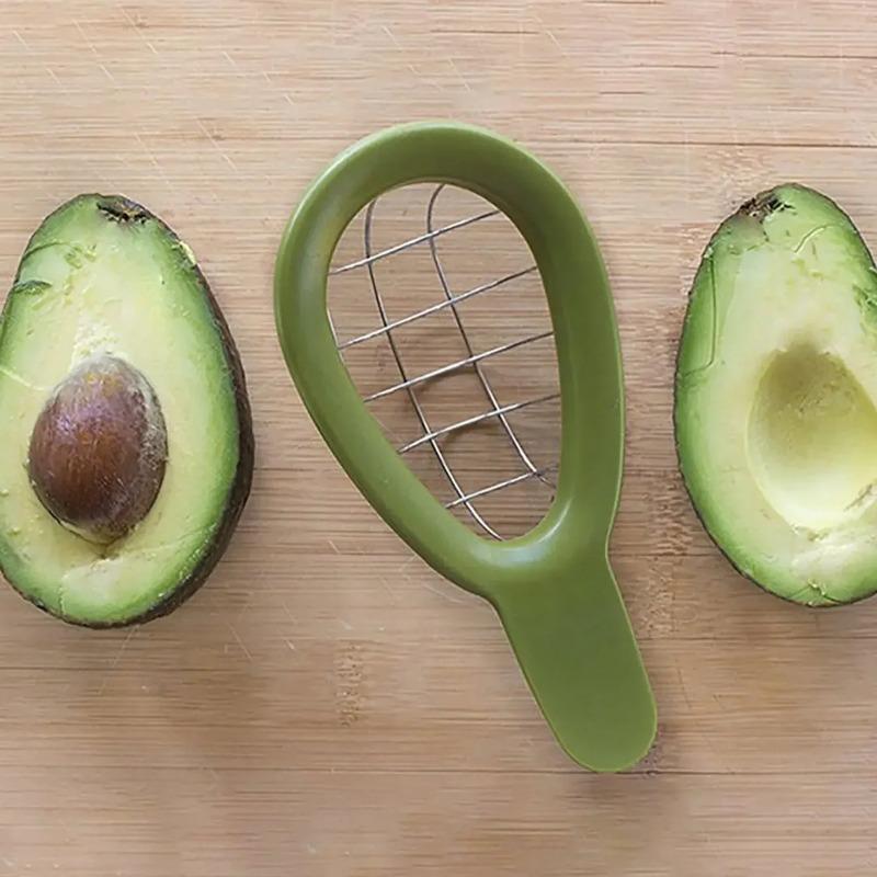 1pcs Avocado Slicer Stainless Steel Fruit Tools Convenient Pulp Separator Scoop Guacamp Kitchen Tools for Dual Use