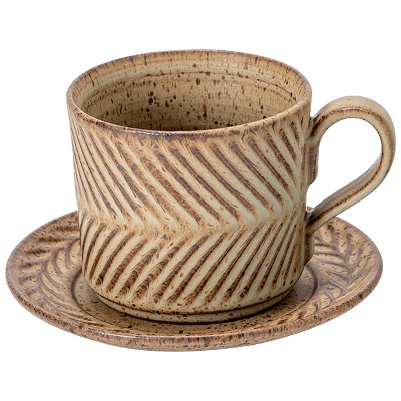 

Ceramic coffee cup Japanese retro cup Couple pair cup Household creative coffee cup Hand brewed coffee cup Hanging ear cup 250ml