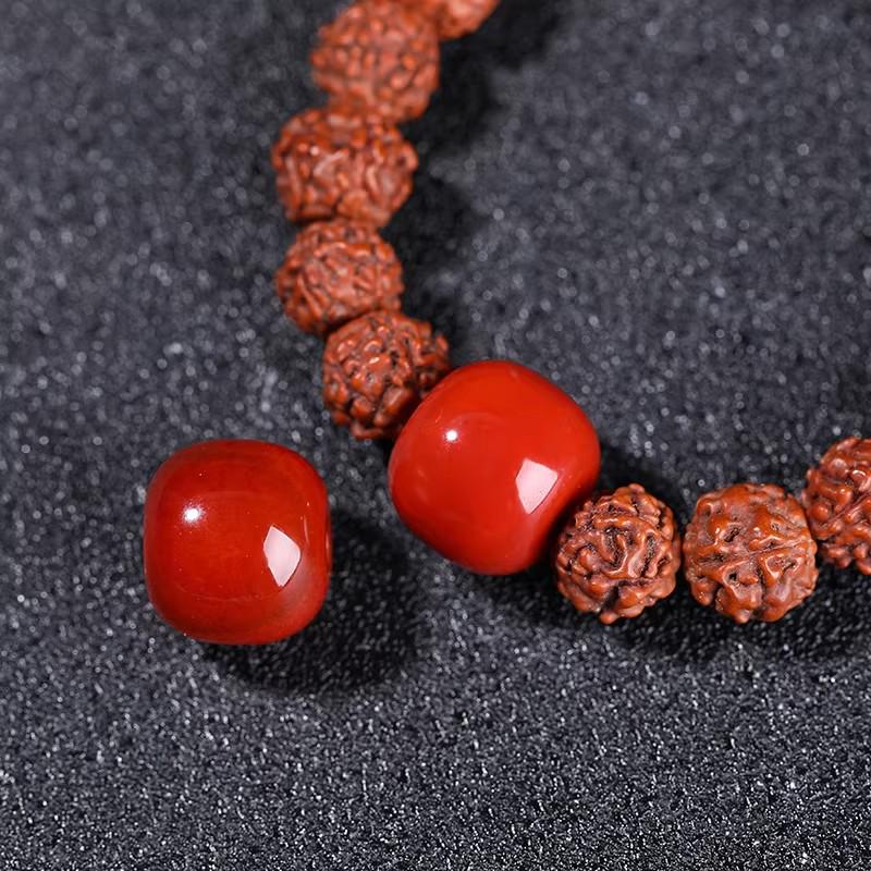 Nanhong Agate Barrel Beads | Wenwan Bracelets | Star Moon Bodhi | Vajra DIY Accessories