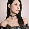 Titanium Steel Love Heart Choker Necklace With Finish For Fashion Forward Women