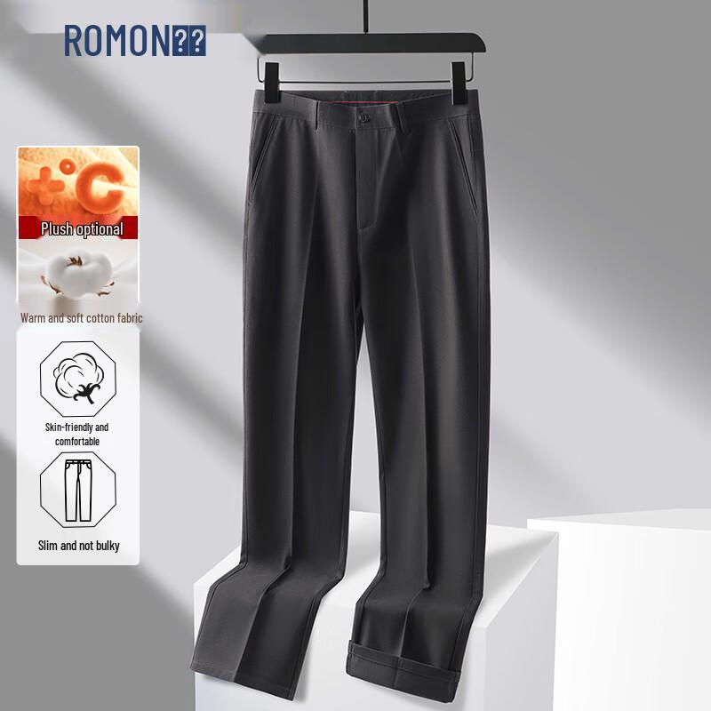 ROMON Men s Premium Cotton Business Dress Pants 35