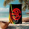 1 Stück Rotes Emblem FSV Mainz Strandtuch - Weiche, Saugfähige Mikrofaser, Leicht, Ideal für den Strand, Partys, Reisen, Camping Fan-Geschenke