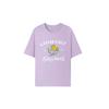 Fashion Casual Comfortable Versatile Short Sleeve Drop Shoulder T-Shirt Women Tops Lavender L225W185-00KC