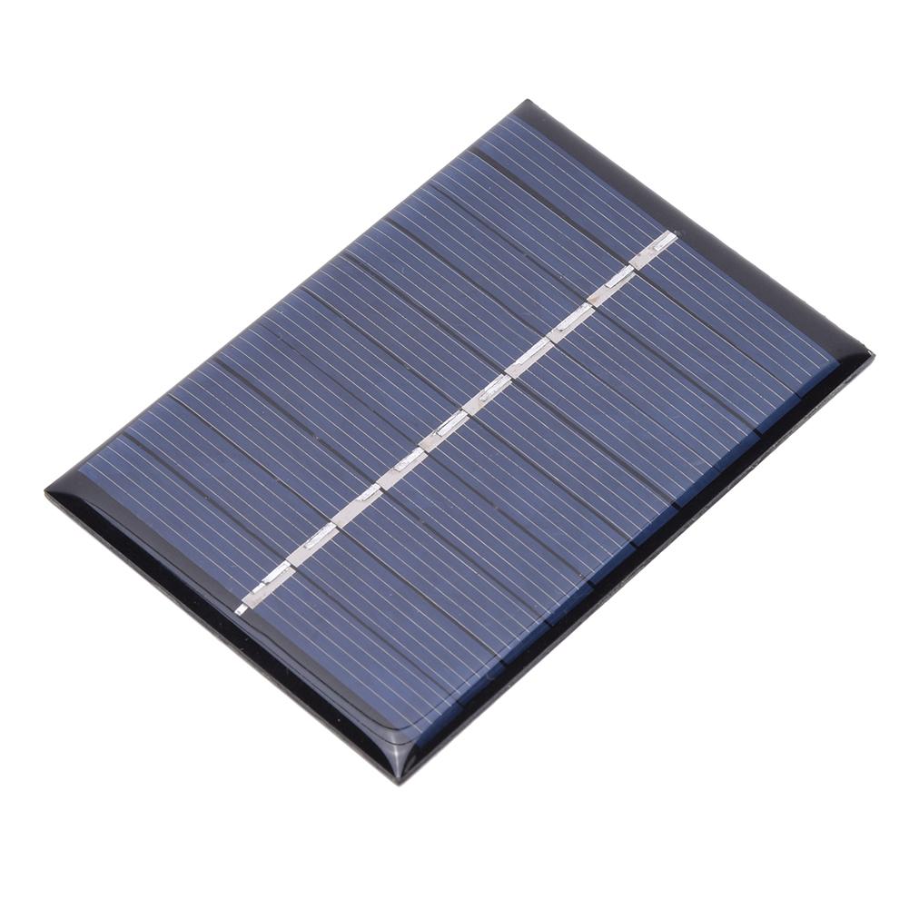 2Pcs 0.6W 5V Polysilicon Solar Panel Charging Power Board Charger for Small Power Appliances 80x55mm
