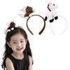 ZHEJIA Horse Headband, 2-Piece Set, Horse Headband, Animal Headband, Hair Accessory, 2026 Year of the Horse, Horse Plush Toy, Cute and Funny,