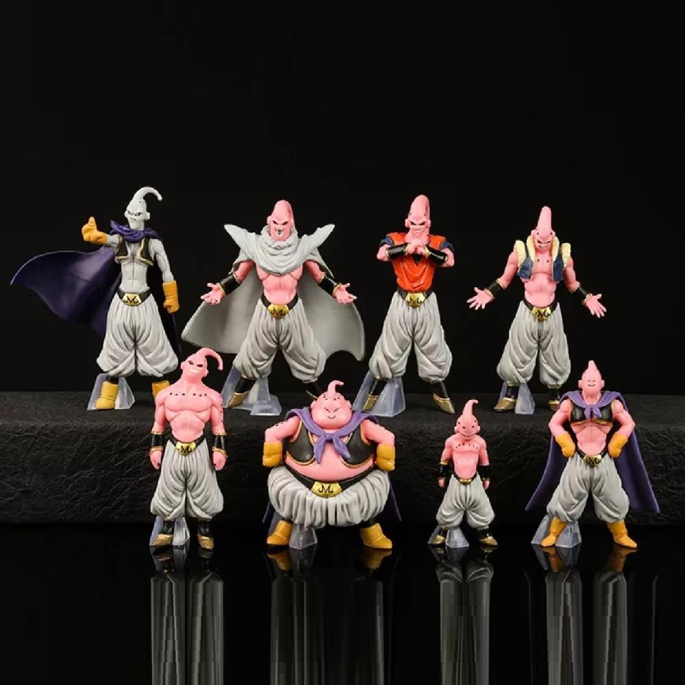 

Latest 8pcs/Kit Dragon Sphere Z Animation Figure Majin Buu Fat Buu POLYVINYL CHLORIDE Action Figures Collector Miniature Playthings For Children