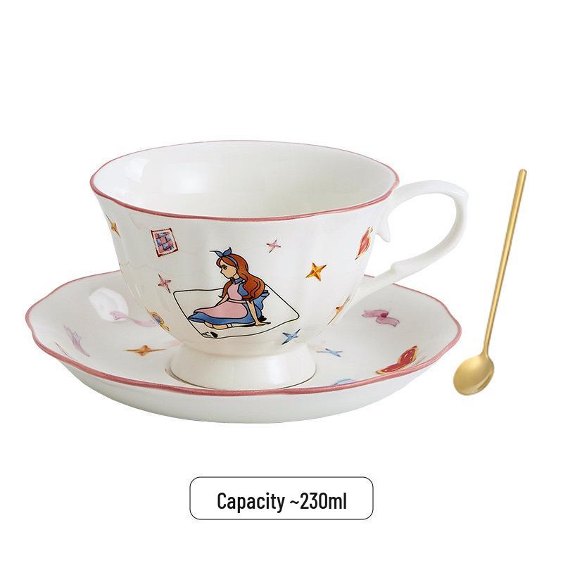 Cana de cafea Alice: Cadou pentru Femei pentru Anul Nou, Ziua de Naștere, Nuntă, Petrecere de Casă Nouă sau Ceai de După-amiază