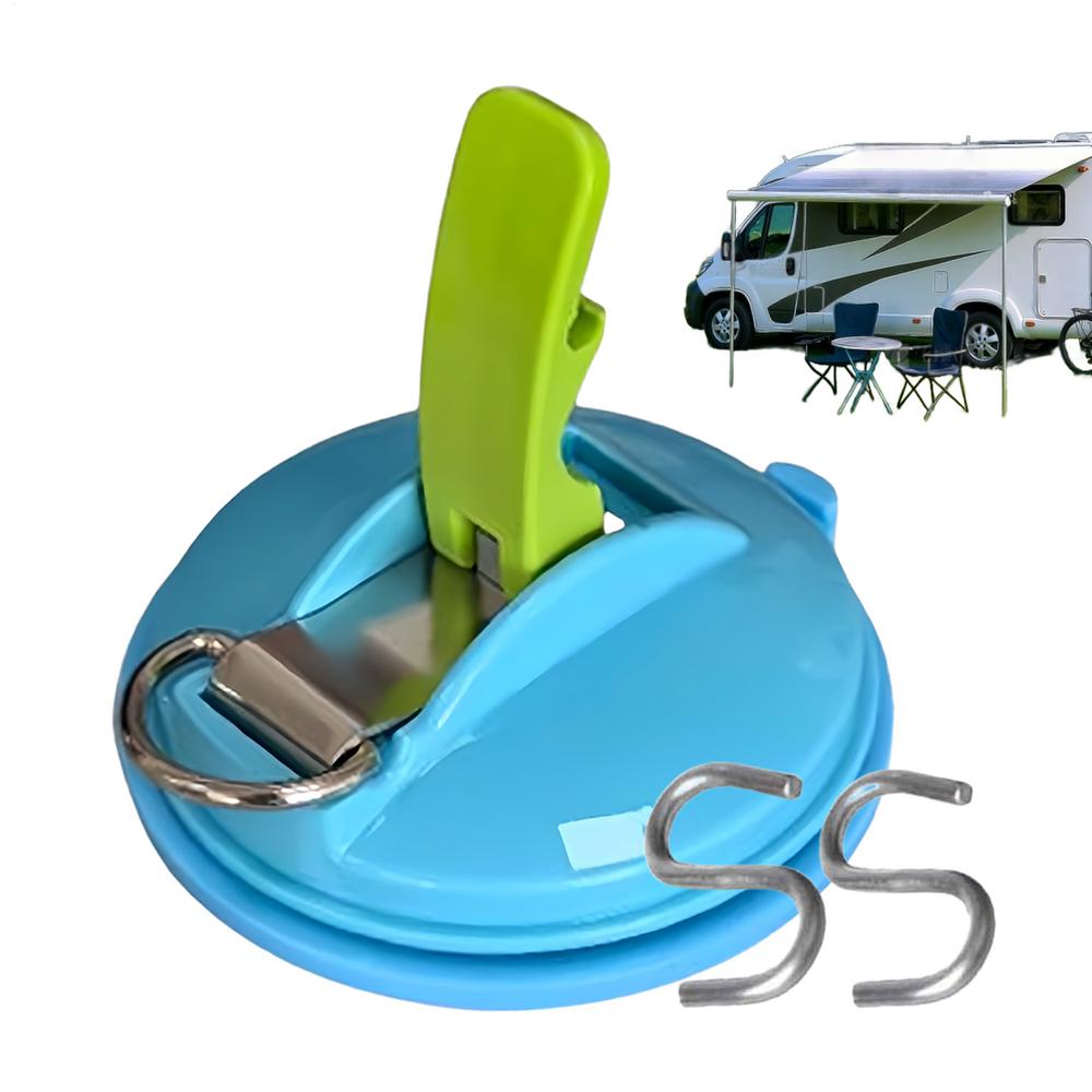 Heavy Duty Suction Cups Strong Vacuum Suction Cups Tie Downs Strong Adhesion Tie Down Clips For RV Van Car Awning SUV Tent Truck