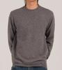 Beoteunseoul [90% Wool] Minimal Crew Neck Daily Knit (Gray)