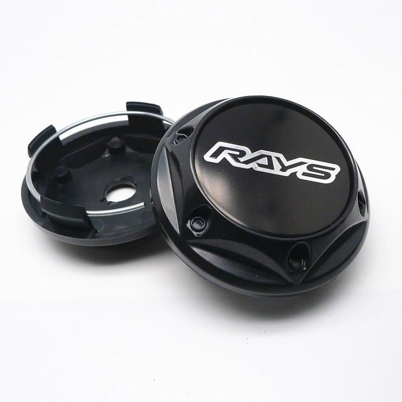 4pcs 68mm 62mm For Rays Wheel Hub Center Cap Car Rims Replace Dust-proof Cover Auto Styling Accessories