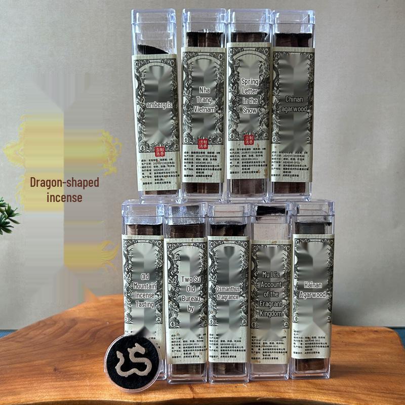 

Натуральный ладан в виде спирали из агарового дерева в форме дракона для использования в помещении