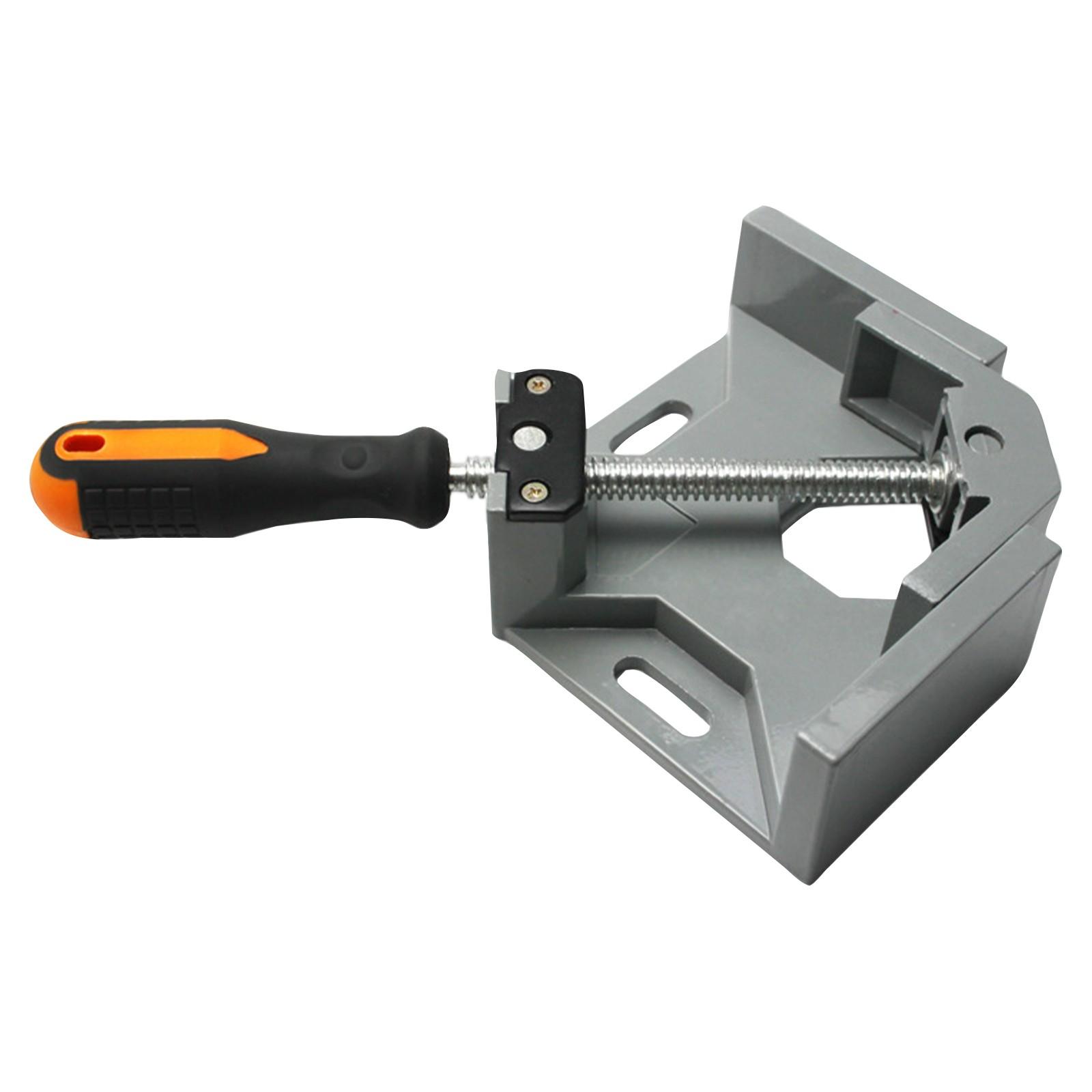 

Деревянные струбцины под прямым углом 90 градусов для деревообработки, с регулируемой поворотной губкой, рама из алюминиевого сплава, для сварки, DIY One Size