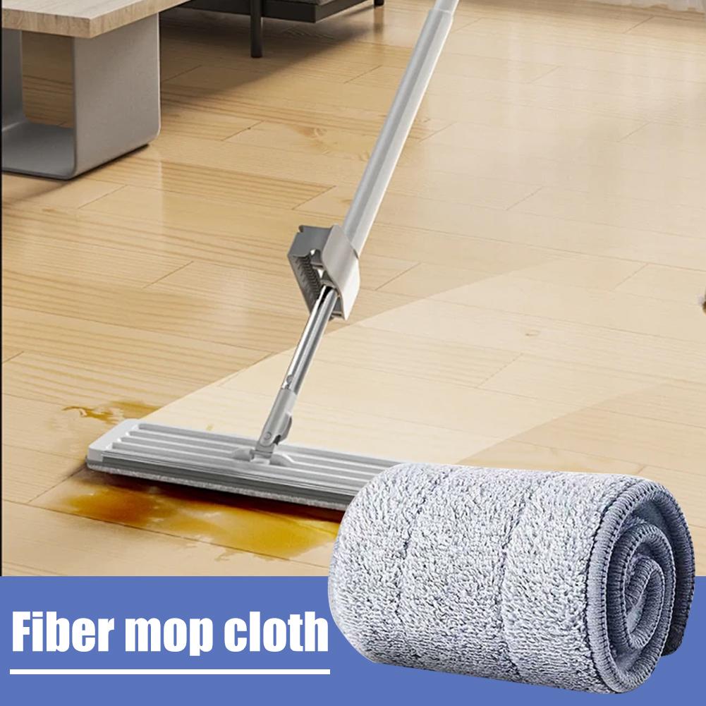 Reusable Mop Pads With Replaceable Sticky Cloth No Easy Hand Home Mop Tool Cloth Use Wet Wash D H6A8
