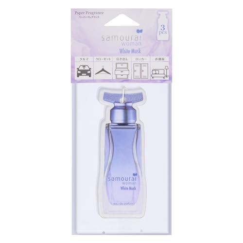 

Samurai Woman Белый мускус Бумага 3 листа 3 pieces фиолетовый