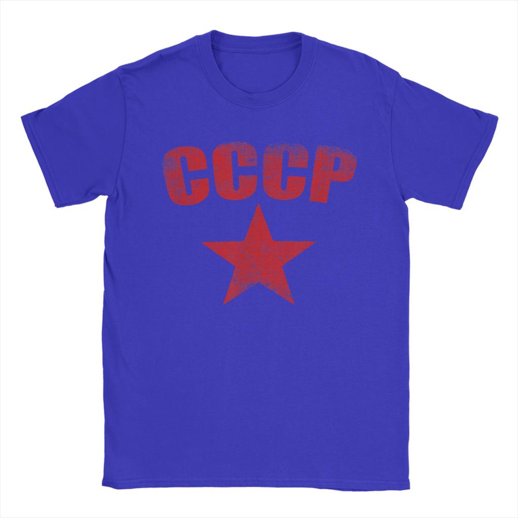 Unisex Tshirts Cccp Cool 100 Cotton Tee Shirt Short Sleeve T Shirt Round Neck Clothing Unique