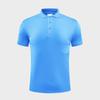 Custom Quick-Dry Lapel Polo Shirt - Short Sleeve, Solid Color, Perfect for Workwear and Summer Sports