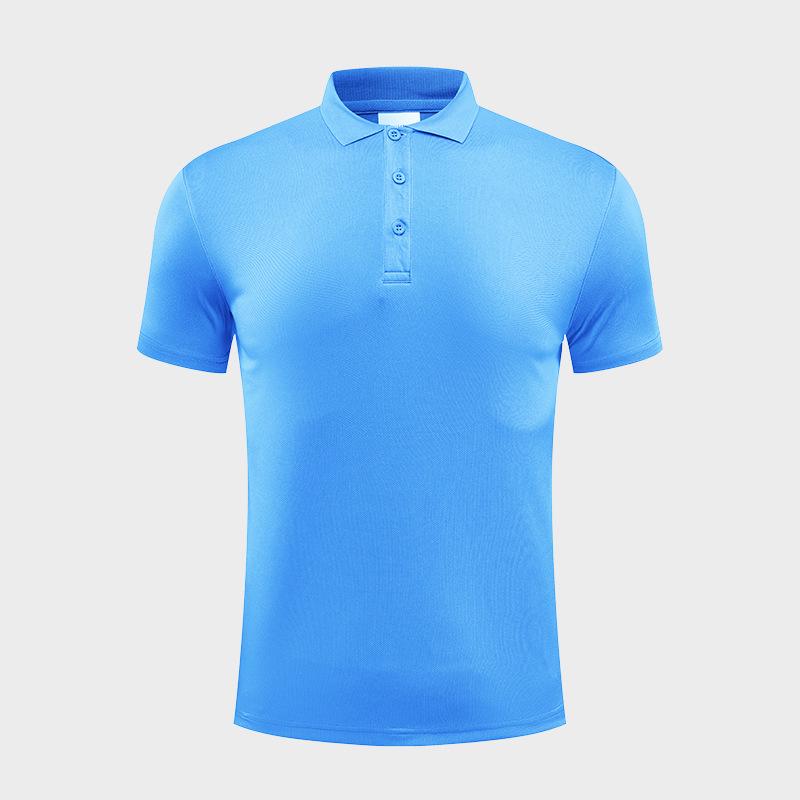 Custom Quick-Dry Lapel Polo Shirt - Short Sleeve, Solid Color, Perfect for Workwear and Summer Sports