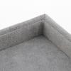 Elegant Velvet Stackable Jewelry Display Tray Necklace Organizer Gray