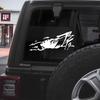 Girl's eyes anime decal,creative&fashion with high quality,good decorations for car truck &laptop,FOR ANIME FANS.