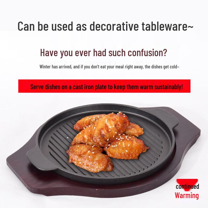 Cast Iron Induction Grill Pan