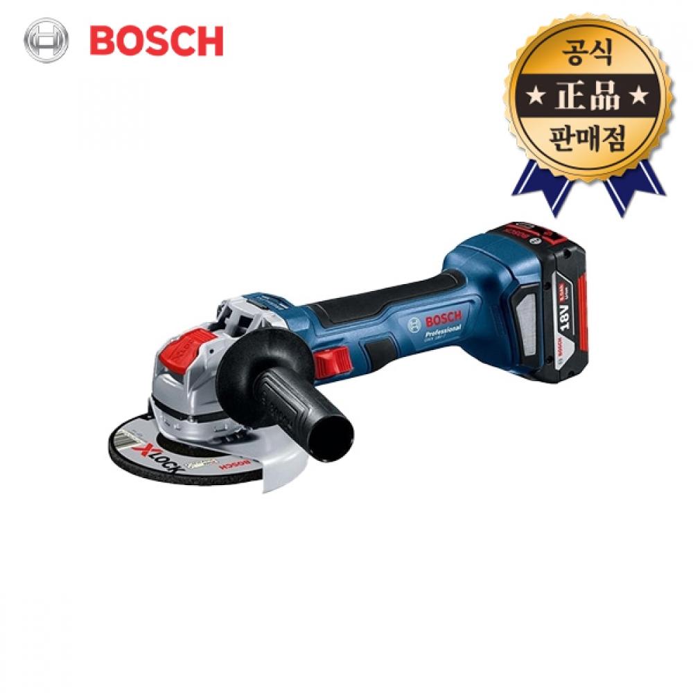 

Аккумуляторная шлифовальная машина Bosch BOSCH GWX18V 7 X LOCK 5 дюймов, 18 В, 5,0 Ач, 2 аккумулятора, замена лезвия в одно касание, полировка, резка 06019H91B1