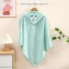 Hooded Quick-Dry Baby Bath Towel & Poncho for Newborns and Kids - Absorbent & Thickened Swaddle