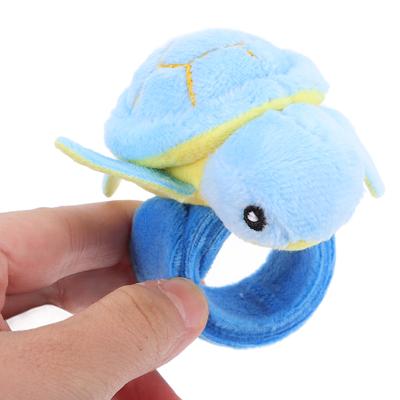 Turtle Slap Bracelet Kids Party Favor Soft Cartoon Animal Snap Bracelet Lightweight Comfortable for Boys Girls
