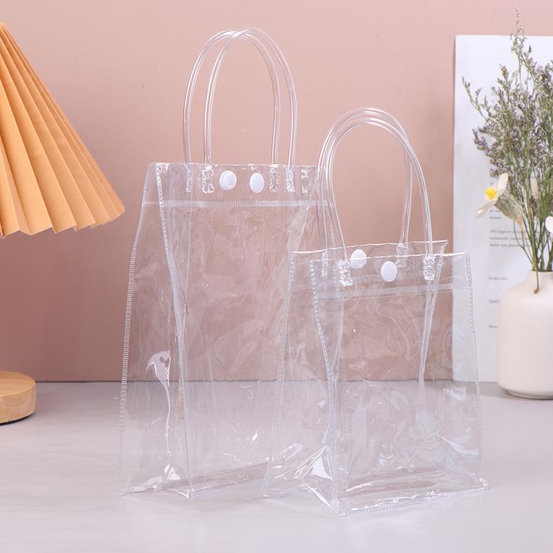 10Pcs Transparent Gift Bags Holiday Gifts Birthday Gift Wrappers Parties Anniversaries Easter Valentine'S Weddings Party Gifts