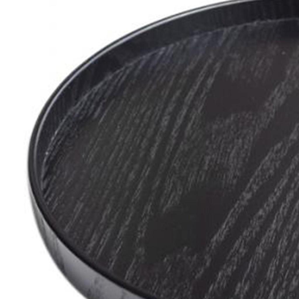 Runde Holzplatte Schale Tablett für Dessert Sushi Servieren Obst Süßigkeiten