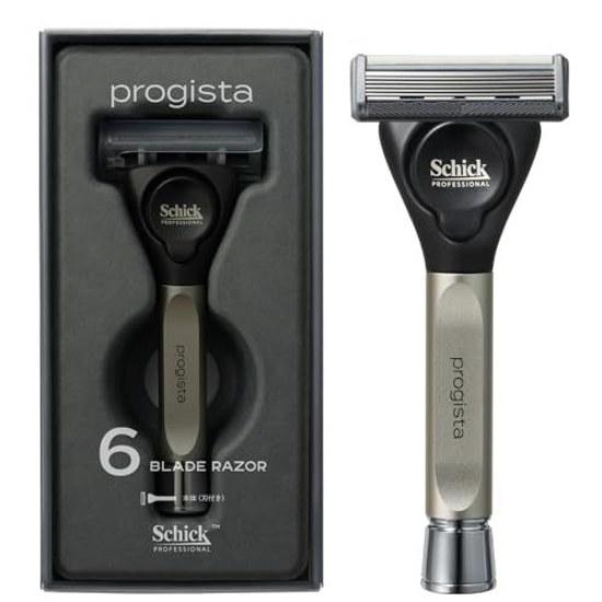 Schick ProGista 6-Blade Holder (with Blades) Mens Shaving Razor