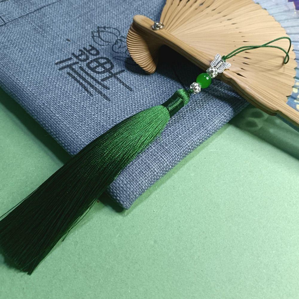 DIY Crafts Bookmark Tassels Lucky Phone Pendant Chain Keychain Tassel Car Keyring  Gift