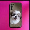 Pet Shih Tzu Dog Phone Case For Samsung S25,S24,S21,S22,S23,S30,Ultra,S20,Plus,Fe,Lite,Note,10,9,5G Black Cover
