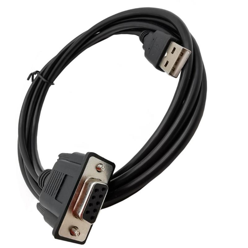 Highly Speed USB to RS232 Converters Cable USB Male to RS232 Female Serial Cable for PC and Laptops Data Exchange