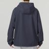 Under Armour Solid Logo Outdoor Training Running Fitness Woven Hooded Jacket Men Grey 23600401-013