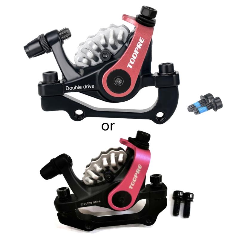 Bike Disc Caliper Front and Rear Disc Brakes Set Aluminium Alloy Bicycles Accessory For Most Mountain Bike, Folding-bike