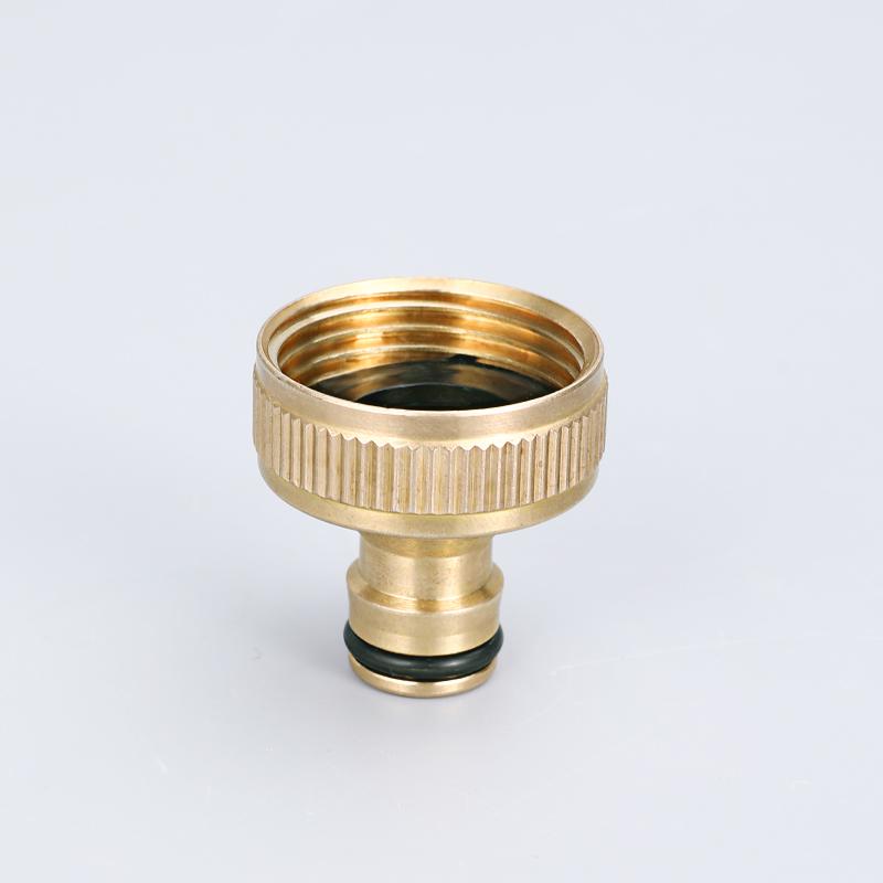 Universal Brass Tap Connector 1/2" 3/4" Quick Adapter Joints Garden Hose Car Washing Watering Spray Nozzle