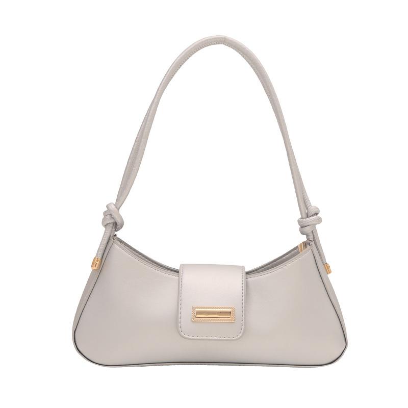 

Textured niche underarm bag new simple casual handbag fashion shoulder bag messenger bag bag women срібний
