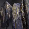200x140cm Texture Undulating Vein Gilded Jacquard Fabric 3D National Style DIY Coat Jacket Hanfu Clothing Designer Fabric
