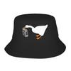 Duck Goose Accessories Bucket Hat Style Men Women Sun Hat Biting Knife White Goose Bob Packable Fishing Fisherman Cap Camping
