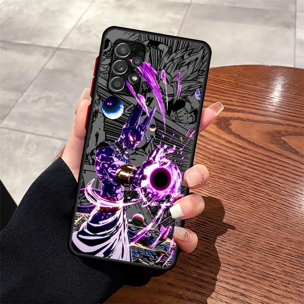 Dragon Bll Buu Beerus Funda Back Phone Cover Case for Samsung Galaxy A16 A15 A52S A72 A56 A36 A53 A14 A23 A73 A33 A25 A35 A55