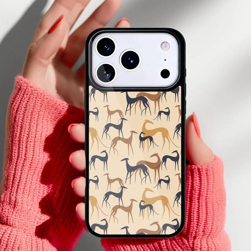 Galgo Greyhound Dog Phone Case for iPhone 17 16 15 14 13 Pro Max Back Cover for 12 11 Pro Coque